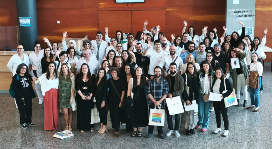 Despedida en el CHUF a los residentes de Enfermería