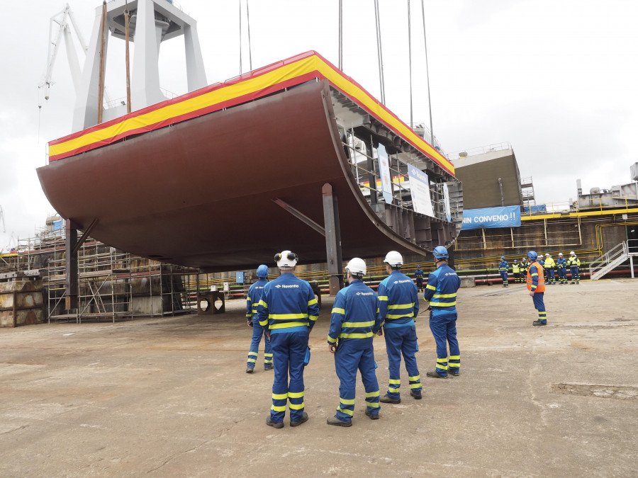 El comité de Navantia Ferrol desmiente que se esté desviando carga de trabajo de los astilleros de Cádiz
