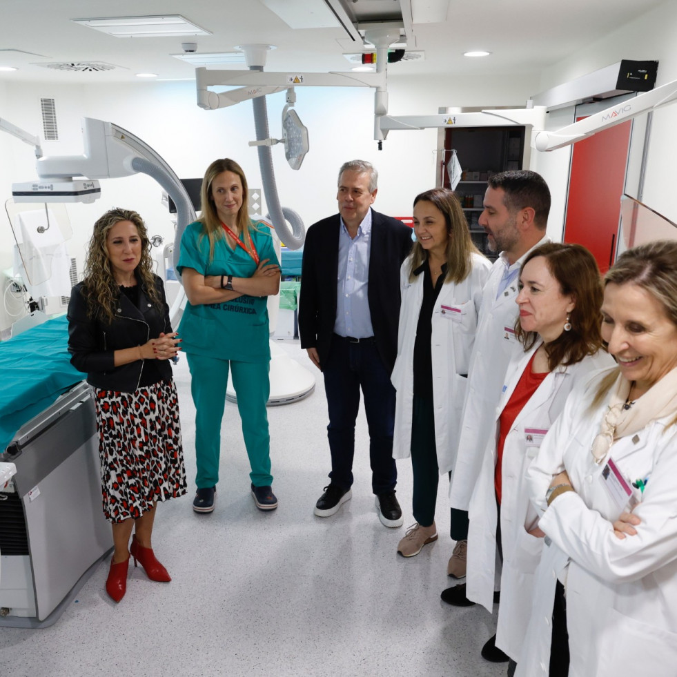 Nuevo avance en el CHUF con  la puesta en marcha de la sala de radiología intervencionista