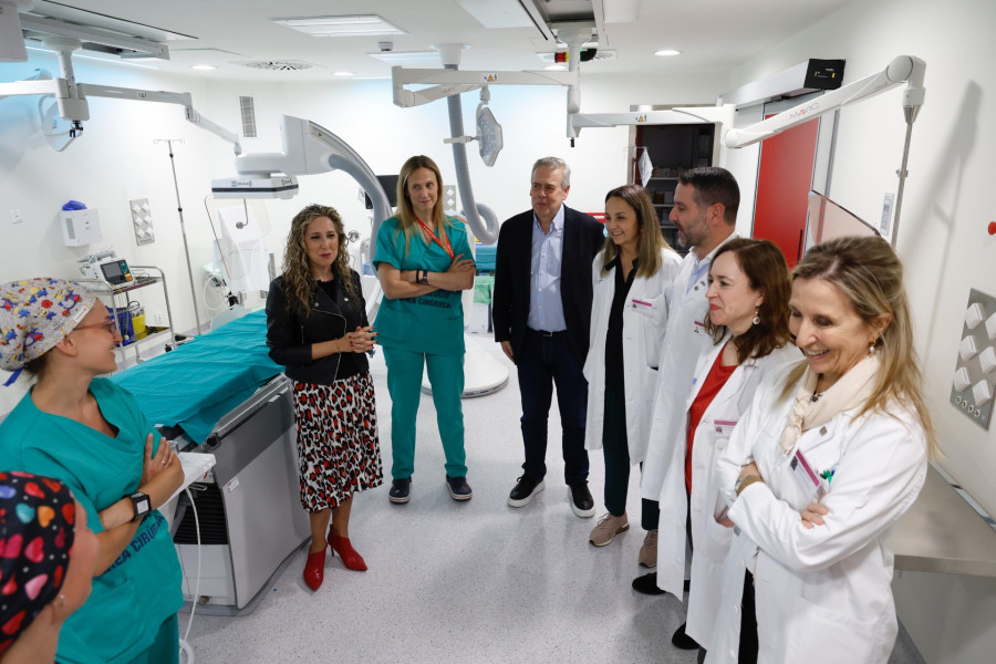 Nuevo avance en el CHUF con  la puesta en marcha de la sala de radiología intervencionista