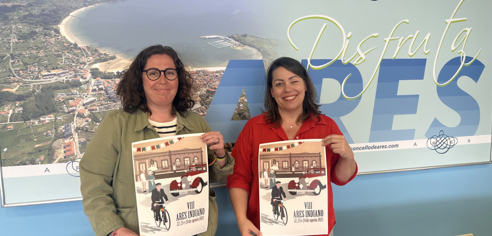 Susana Pedreira García firma el cartel que anunciará la nueva edición del Ares Indiano