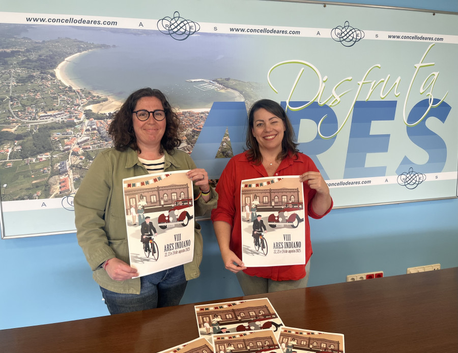 Susana Pedreira García firma el cartel que anunciará la nueva edición del Ares Indiano