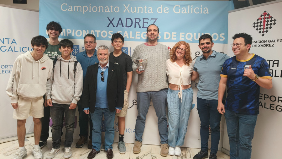 Quinta posición por partida doble para el Círculo Ferrolán de Xadrez en los Gallegos de Padrón