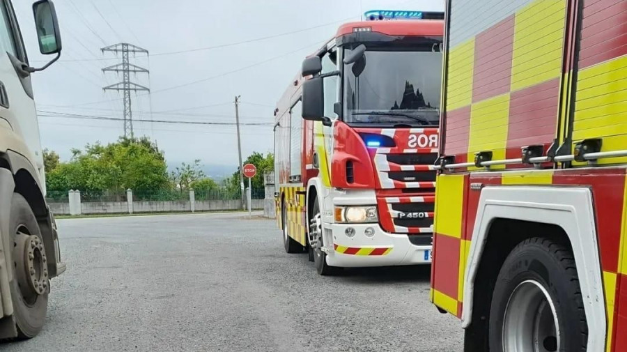 El incendio de una casa en Narón moviliza a los efectivos del Speis