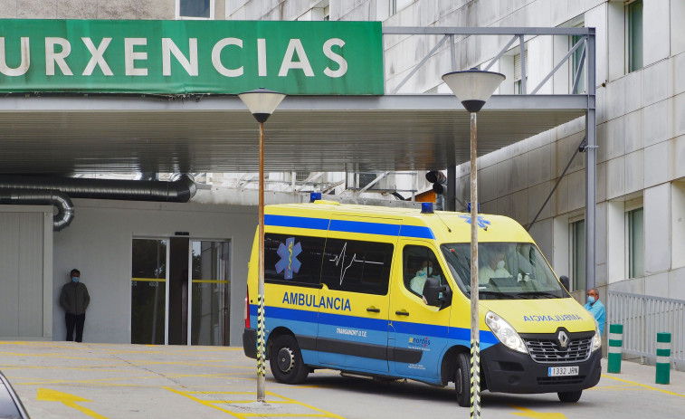 Un motorista herido en Ferrol tras salirse de la vía este viernes en Covas