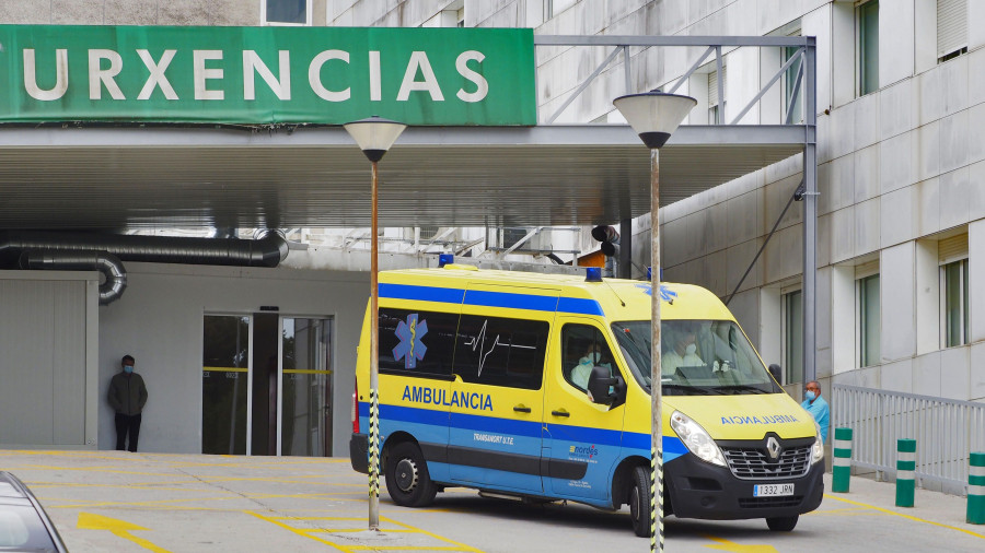 Un motorista herido en Ferrol tras salirse de la vía este viernes en Covas
