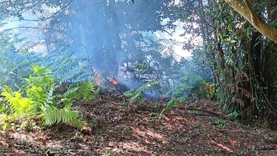 Un conato de incendio en Esmelle moviliza a los Bomberos de Ferrol