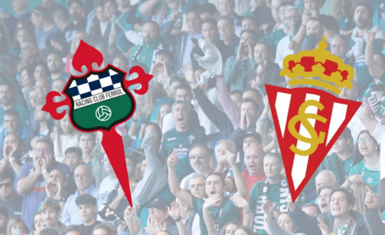 Así fue el Racing de Ferrol-Sporting de Gijón