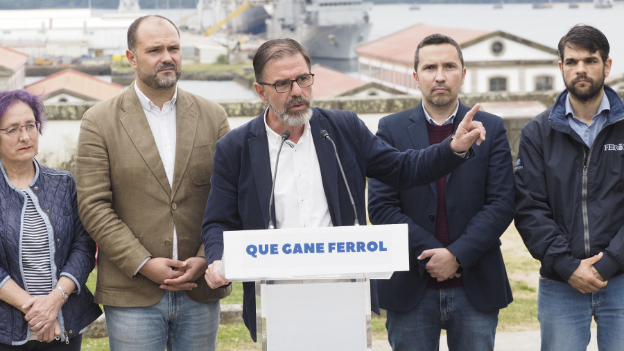 El PSOE pide la dimisión del alcalde de Ferrol por votar en contra de su moción sobre el gasto militar