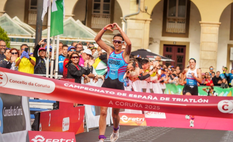 Sara Guerrero, del Náutico Narón, de nuevo campeona de España: “Estoy en el mejor momento de mi carrera”