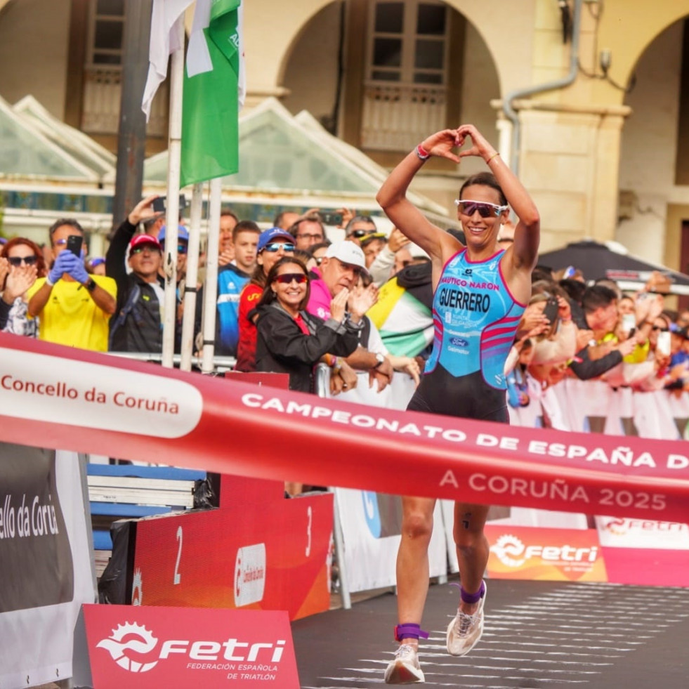 Sara Guerrero, del Náutico Narón, de nuevo campeona de España: “Estoy en el mejor momento de mi carrera”