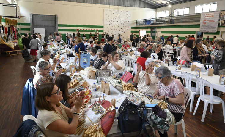Más de 350 palilleiras se reunirán el sábado en Valdoviño