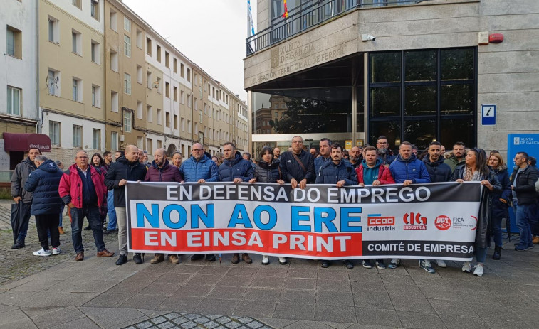 El comité de Einsa Print teme el cierre de la planta