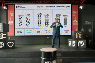 Ignacio Rivera, durante la presentación de resultados de Hijos de Rivera @ Javier Alborés