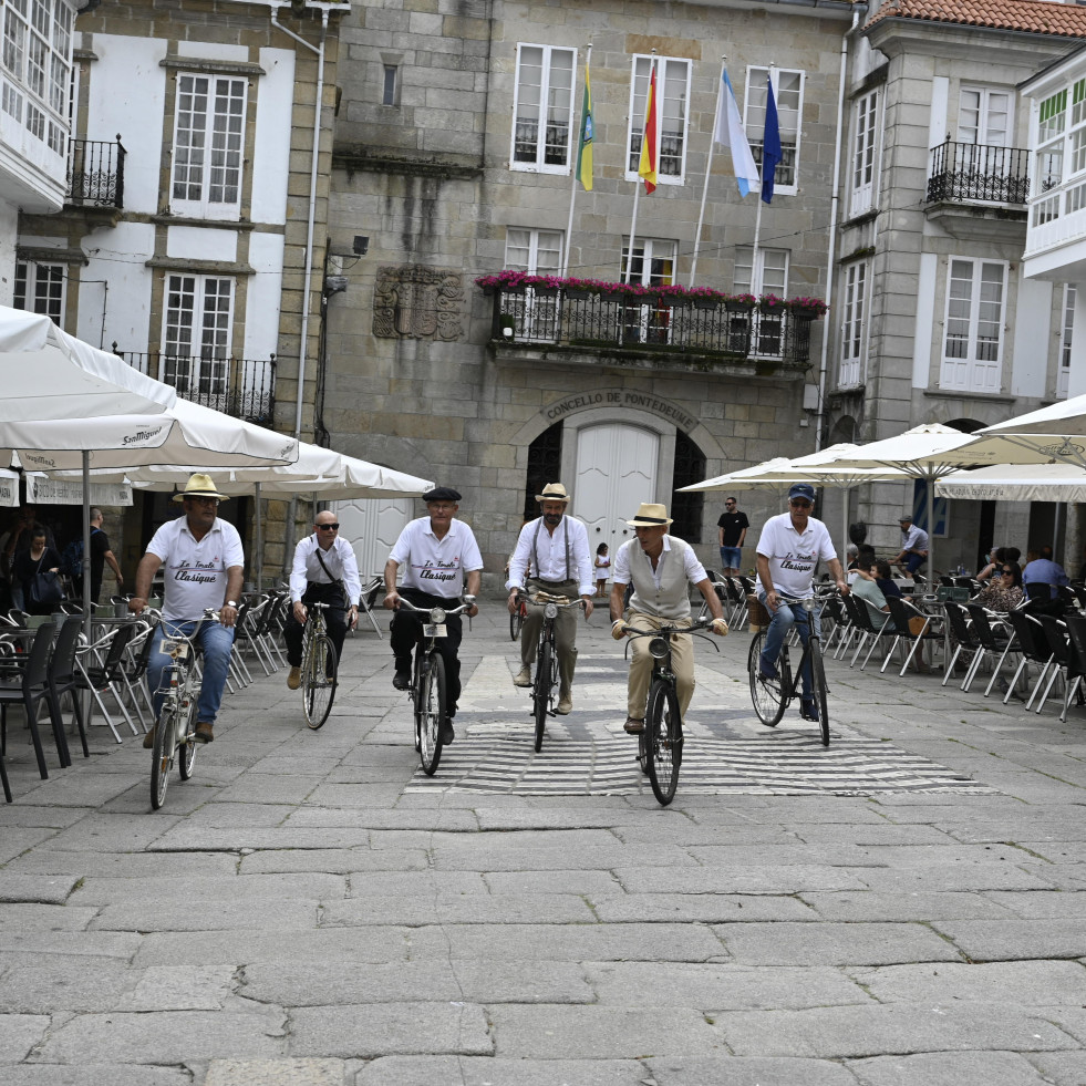 La cita anual con las bicis clásicas llega a Pontedeume a finales de mes