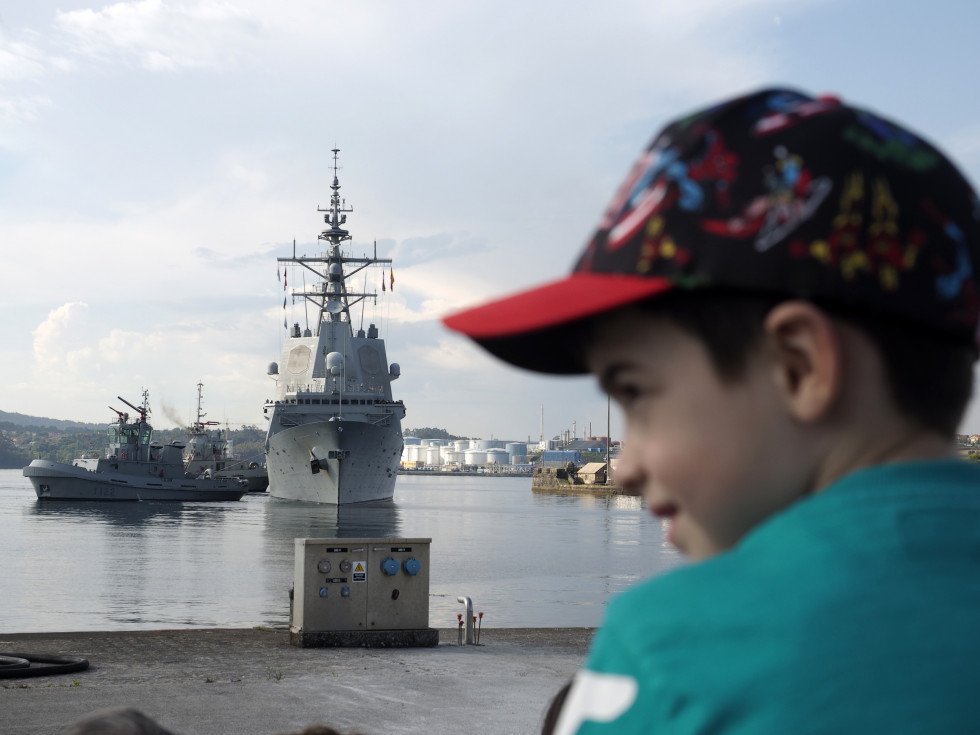 Llegada de la fragata Alvaro de Bazan al Arsenal Militar de Ferrol (Jorge Meis) (16)