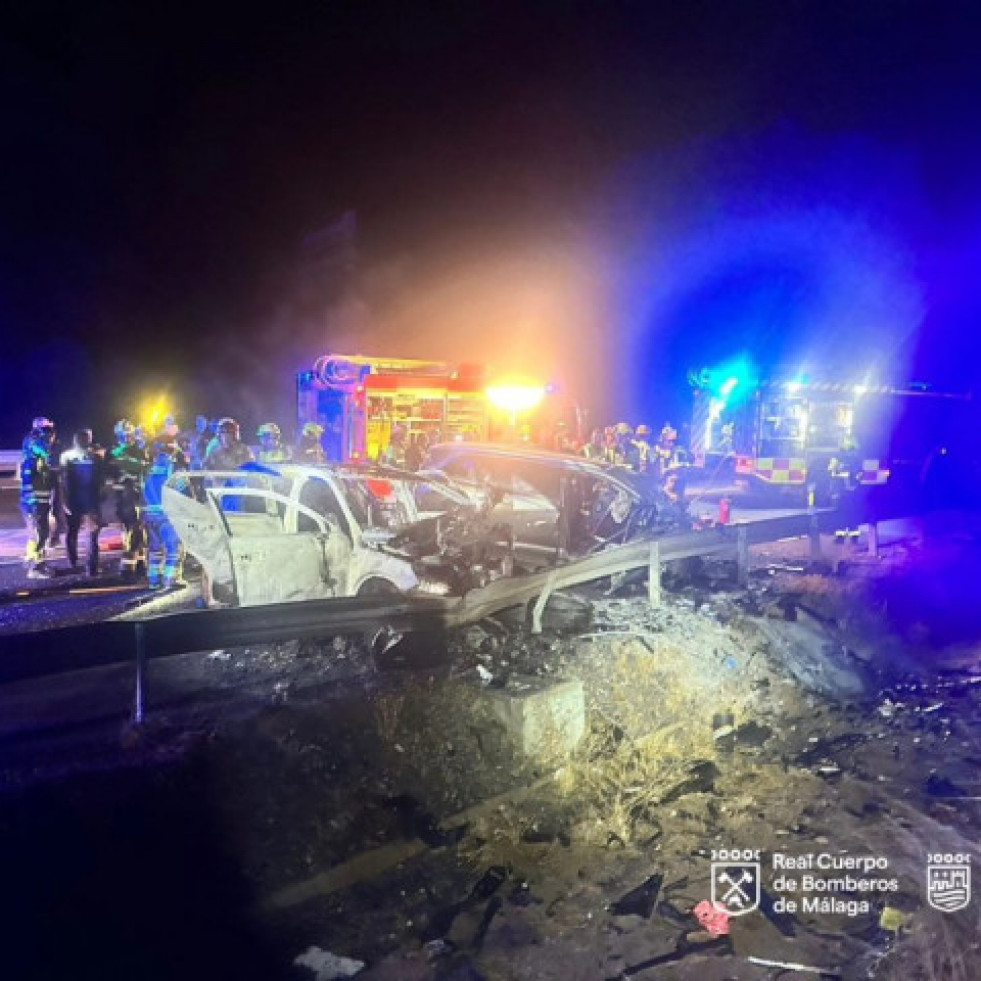 Cuatro muertos, uno de ellos policía, en una persecución por un robo en Málaga