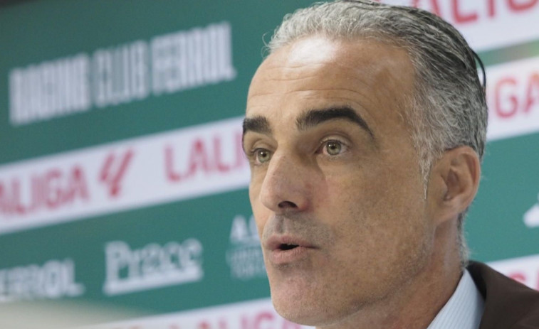 Pablo López regresa al Racing de Ferrol a cara y pecho descubierto