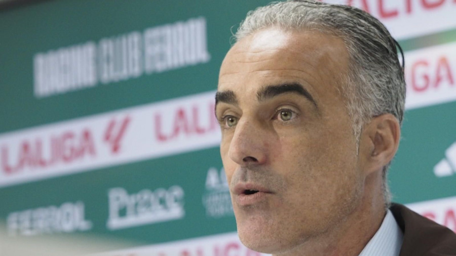 Pablo López regresa al Racing de Ferrol a cara y pecho descubierto