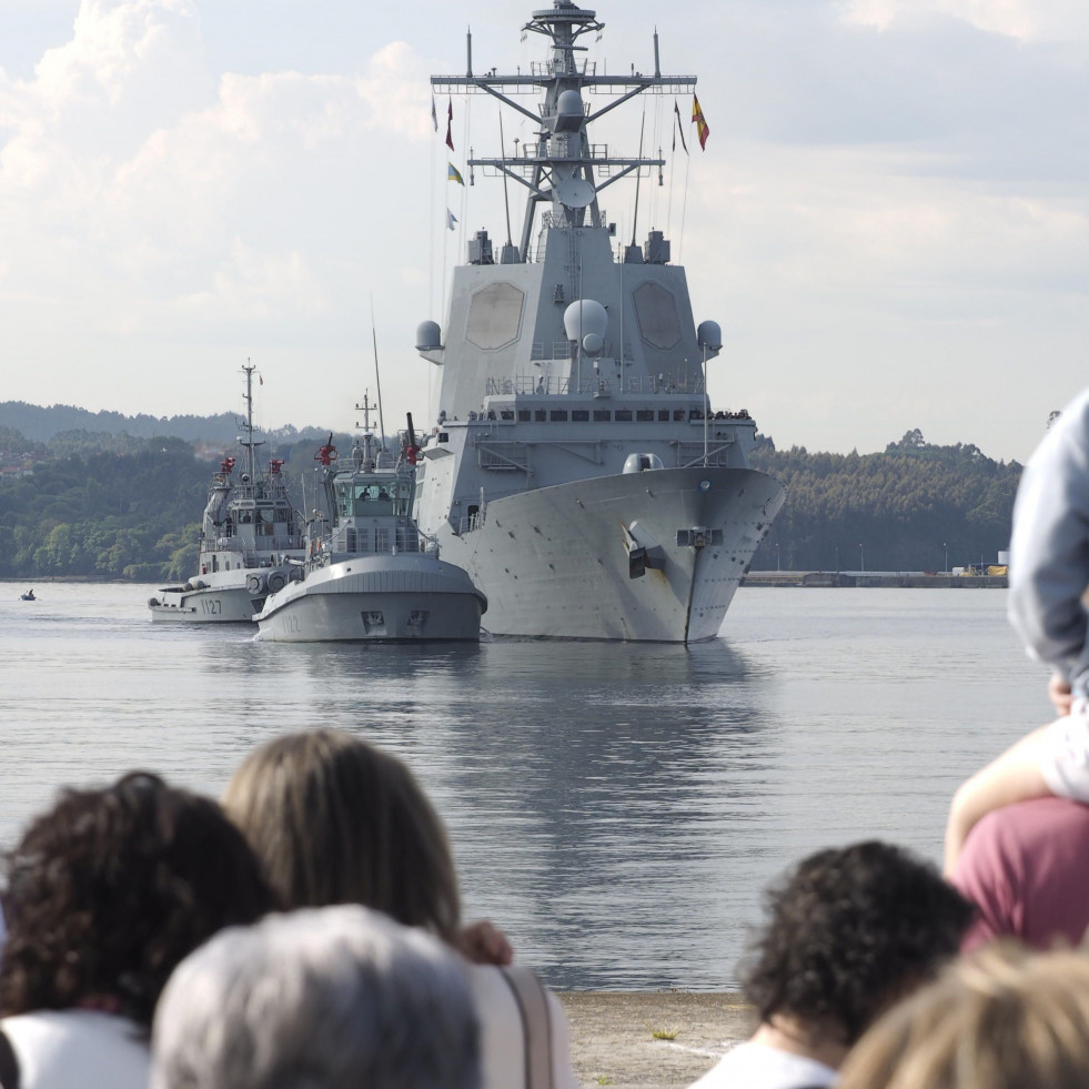 Tres buques del Arsenal de Ferrol, en los actos centrales del Día de las Fuerzas Armadas este viernes