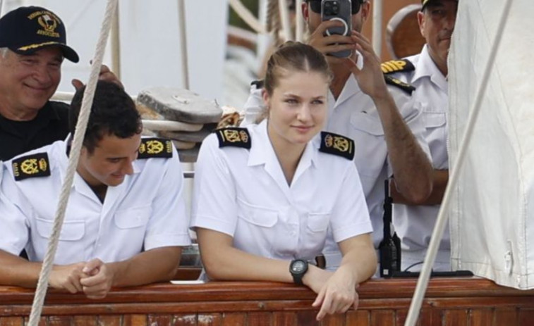 Leonor subirá a bordo de una fragata con base en Ferrol para culminar su formación naval