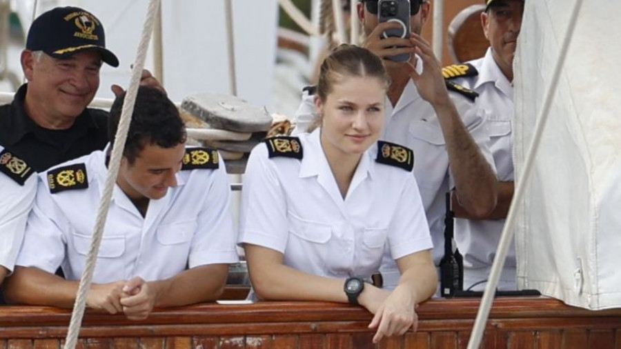 Leonor subirá a bordo de una fragata con base en Ferrol para culminar su formación naval