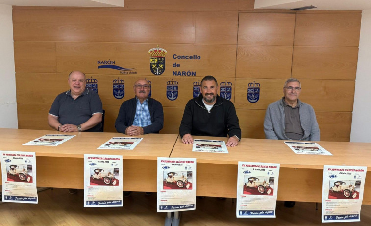La XV edición de la Xuntanza de Clásicos tomará mañana las carreteras de Narón