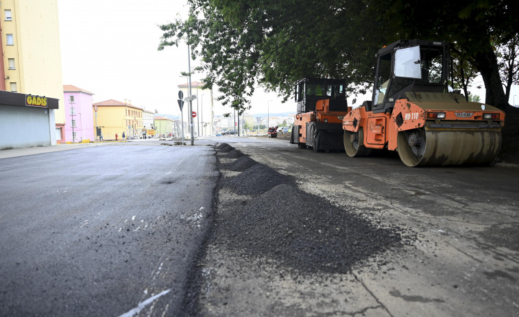 La zona de aparcamientos de la calle Lepanto también recibirá una nueva capa de aglomerado