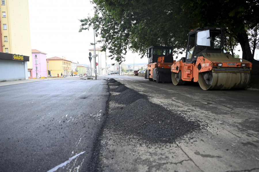 La zona de aparcamientos de la calle Lepanto también recibirá una nueva capa de aglomerado
