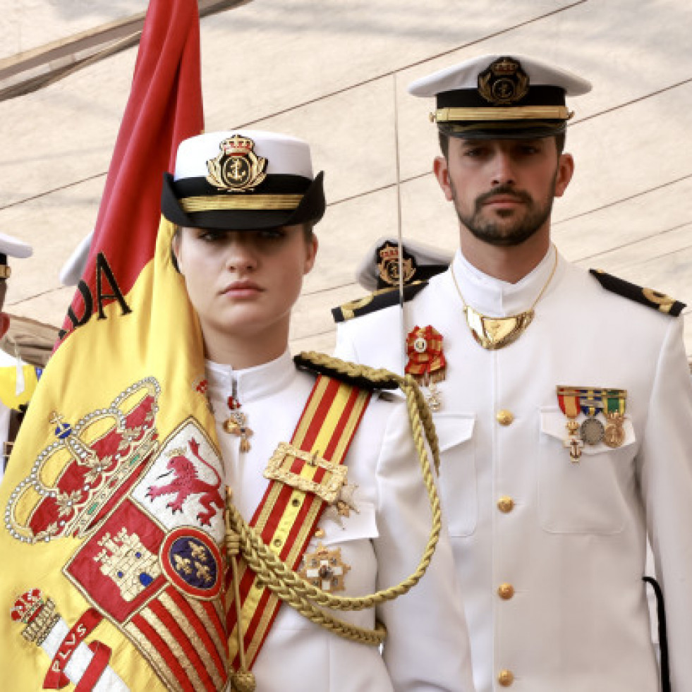 La princesa Leonor regresa a España para completar su formación militar
