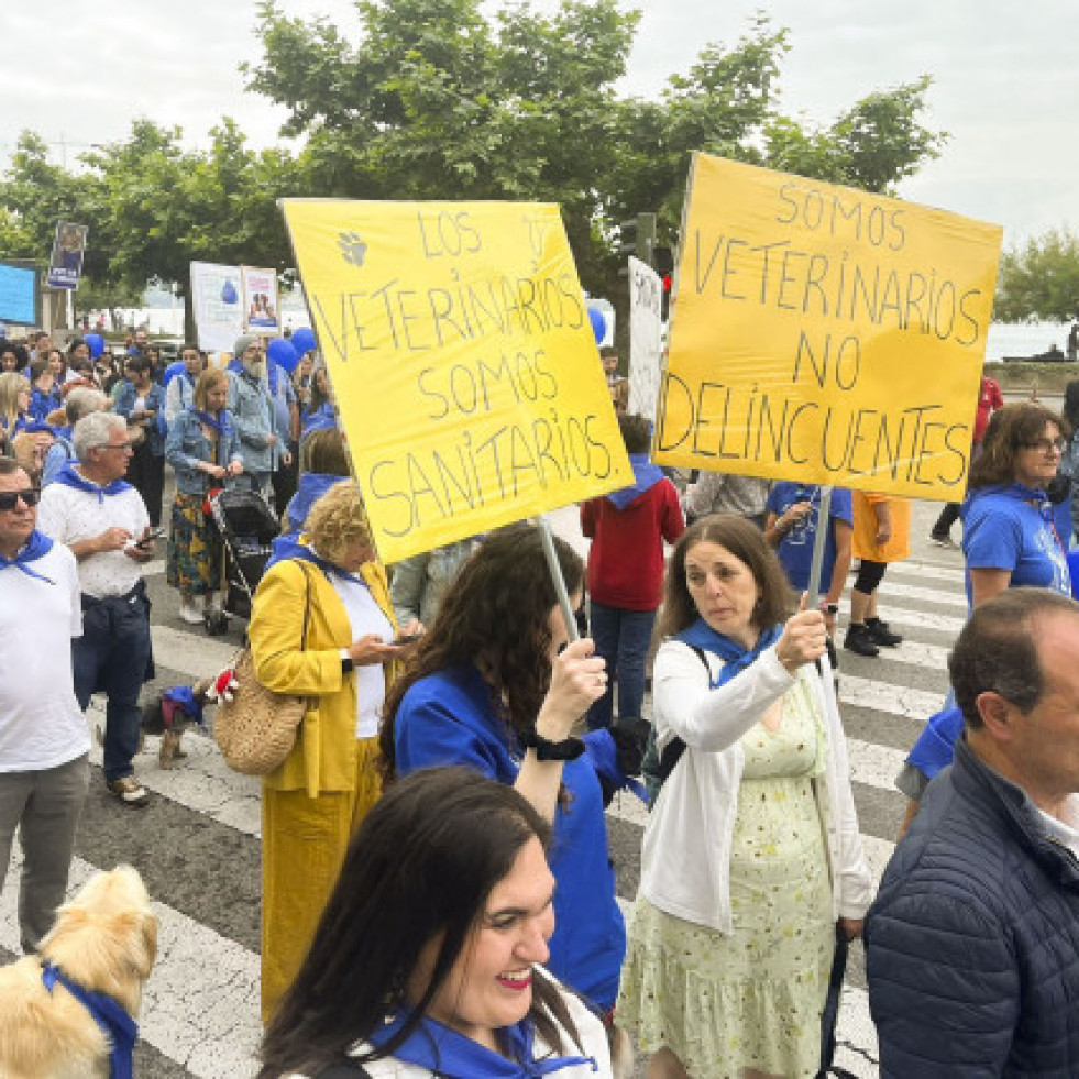 Los veterinarios vuelven a las calles contra el decreto que limita sus atribuciones