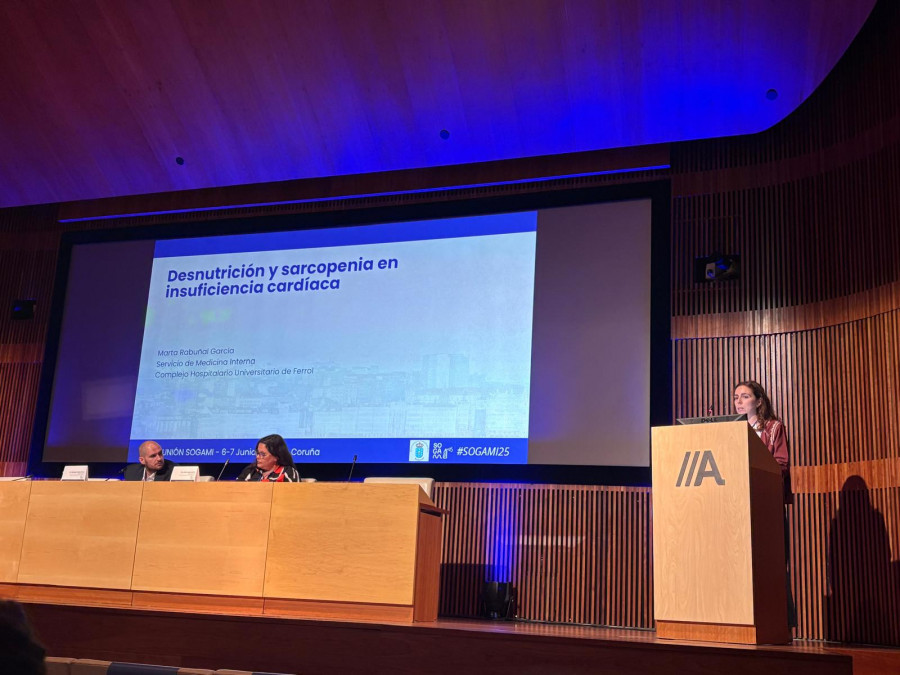 Premio para un estudio del Área Sanitaria de Ferrol sobre desnutrición y sarcopenia en la insuficiencia cardíaca