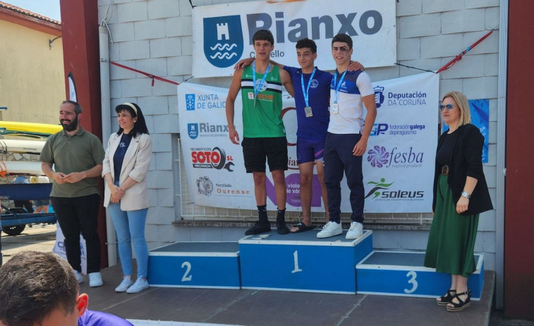 Triple oro pontés en la cita inaugural del Circuito Deputación da Coruña