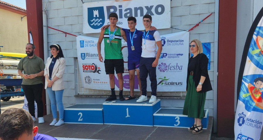 Triple oro pontés en la cita inaugural del Circuito Deputación da Coruña