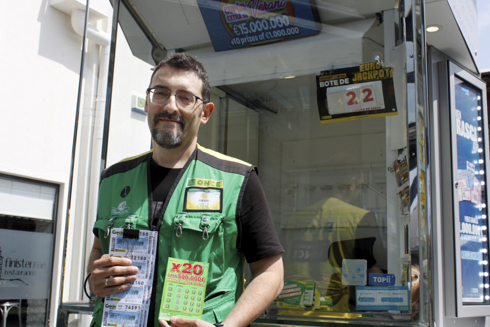 Vendedor ONCE Alcampo