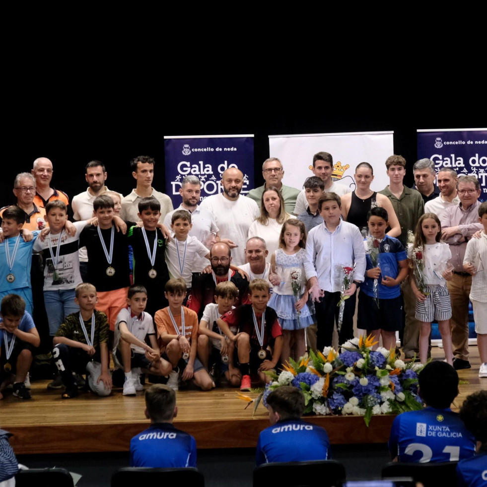 Neda celebra su Gala do deporte esta tarde de miércoles