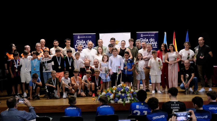 Neda celebra su Gala do deporte esta tarde de miércoles