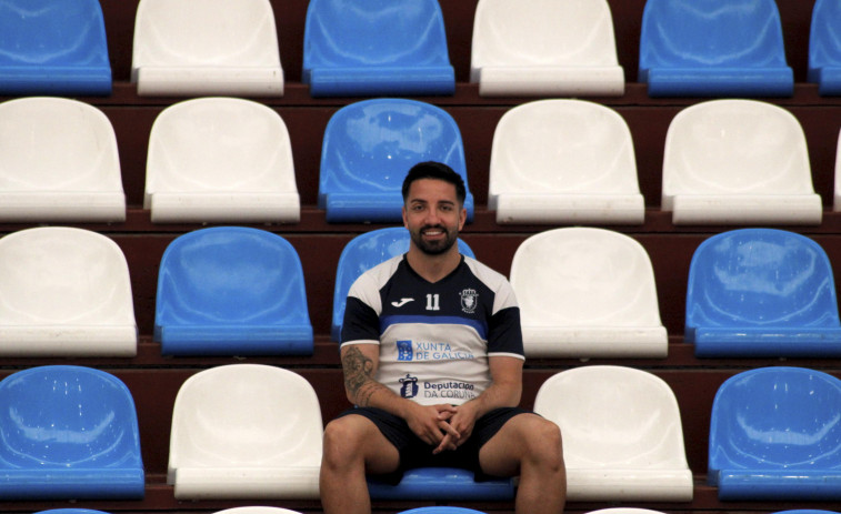 Diogo, jugador de O Parrulo Ferrol: “Cuando llegué mi objetivo era luchar por subir a Primera División”
