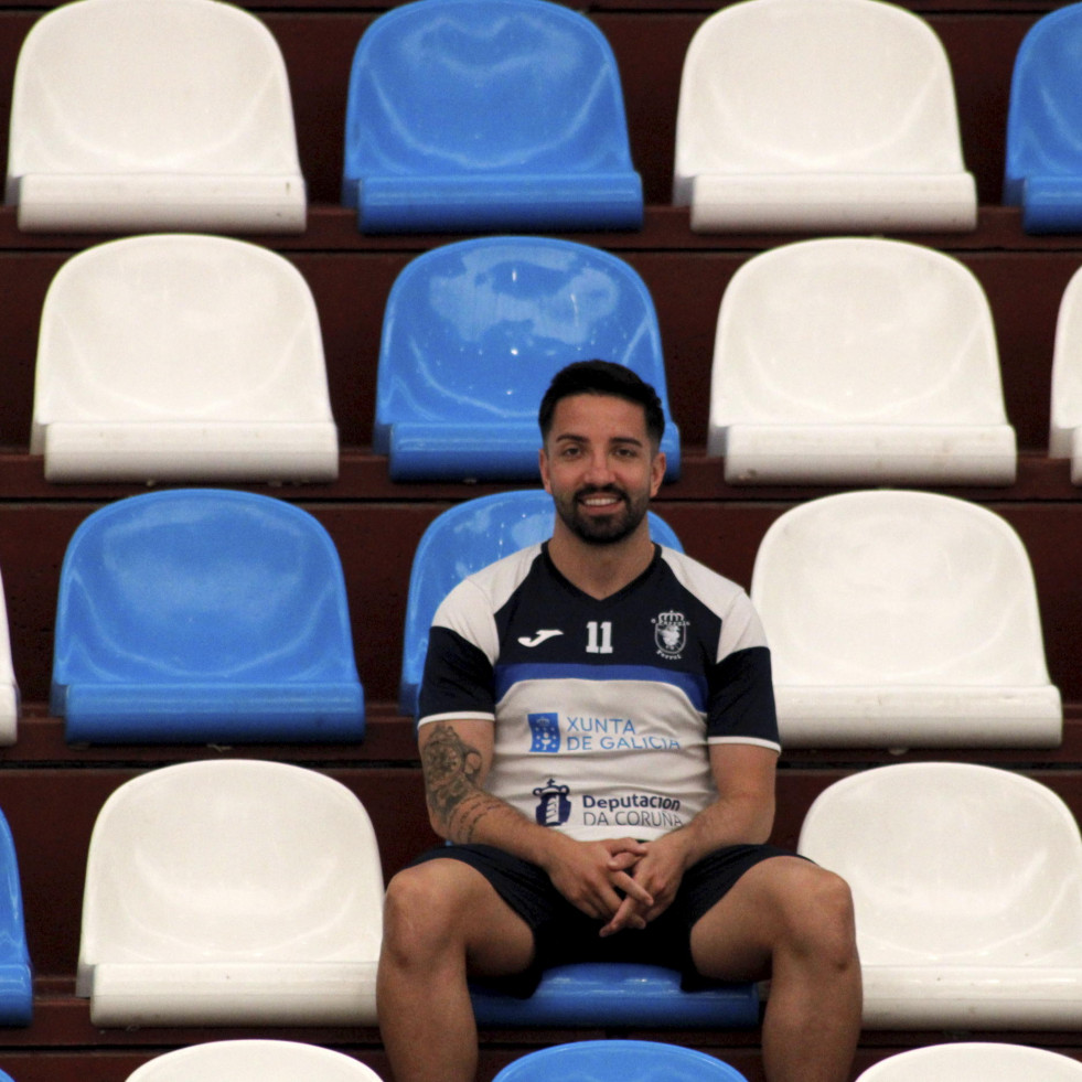 Diogo, jugador de O Parrulo Ferrol: “Cuando llegué mi objetivo era luchar por subir a Primera División”