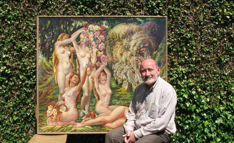 El artista Sergio Vázquez vuelve a exponer en Ferrol 25 años después con una retrospectiva