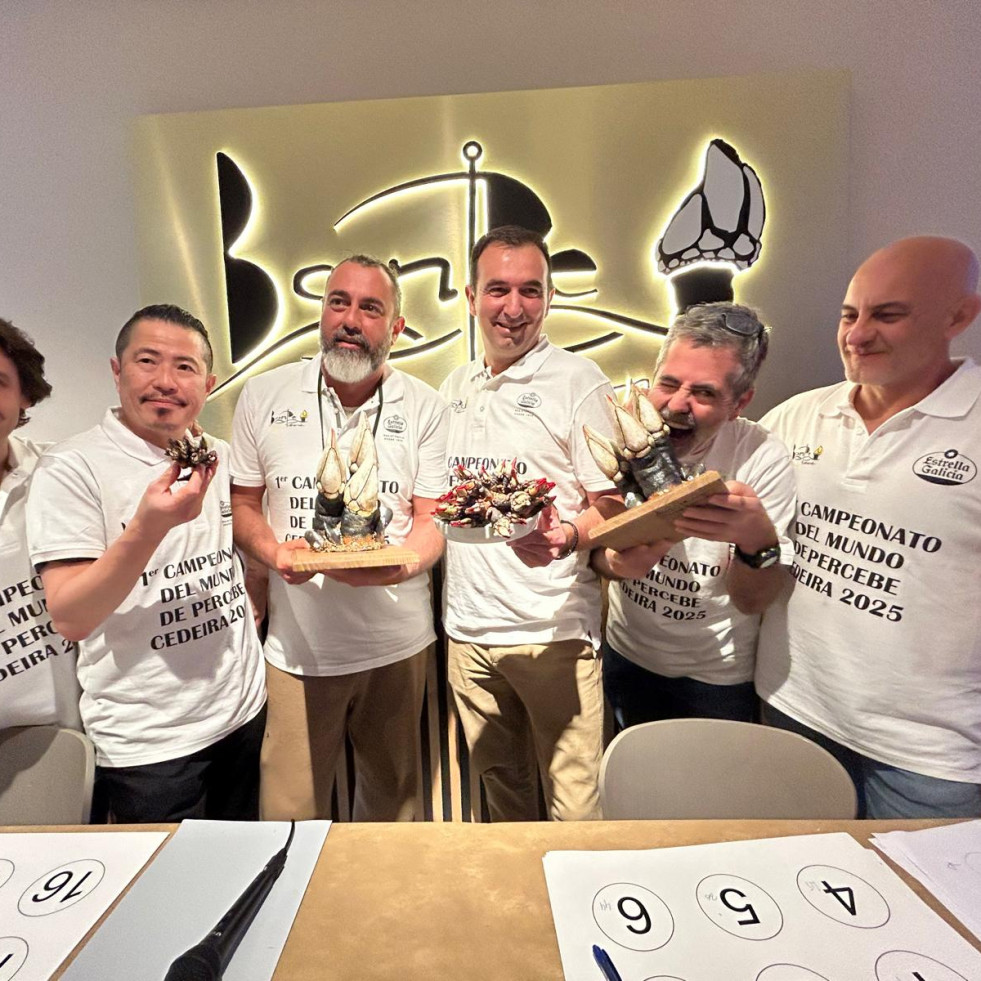 El percebe de Cedeira se alza  con el premio al mejor del mundo