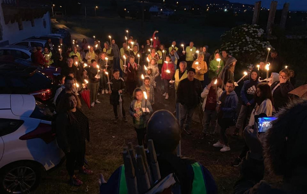 Narón celebra la “andaina solsticial” previa a las Lendas de Pena Molexa