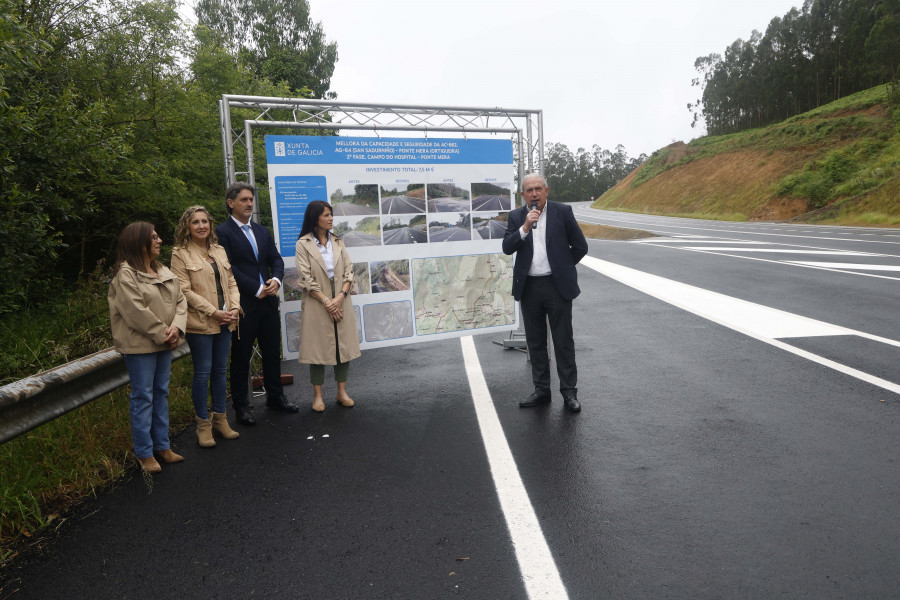 Concluye la segunda fase de las obras de la carretera AC-862, entre Cedeira y Ortigueira