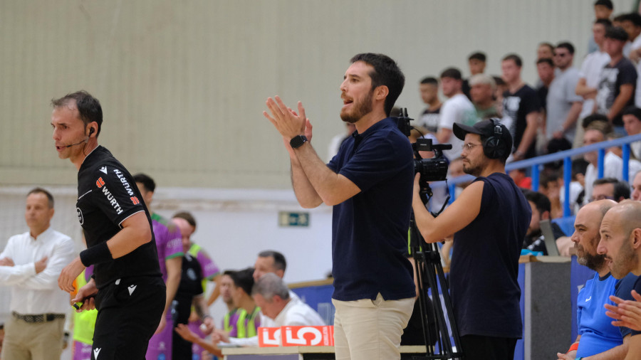 Gerard Casas, entrenador de O Parrulo Ferrol: “Nos daremos cuenta de la locura y lo gorda que la hemos liado cuando pase el tiempo”