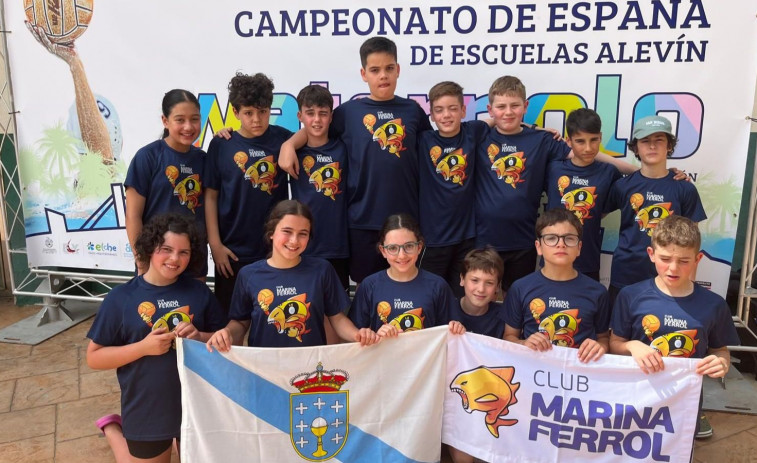 El Marina alevín, codo a codo con los mejores