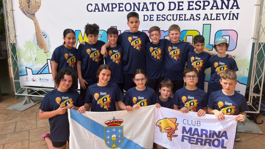 El Marina alevín, codo a codo con los mejores