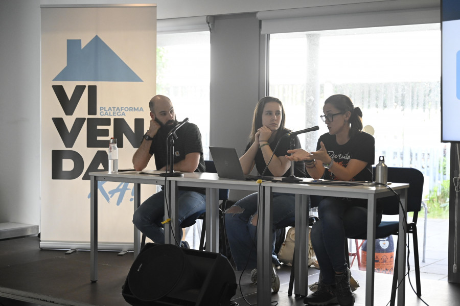 El centro cívico de Canido acoge la presentación de la plataforma Vivenda Xa!