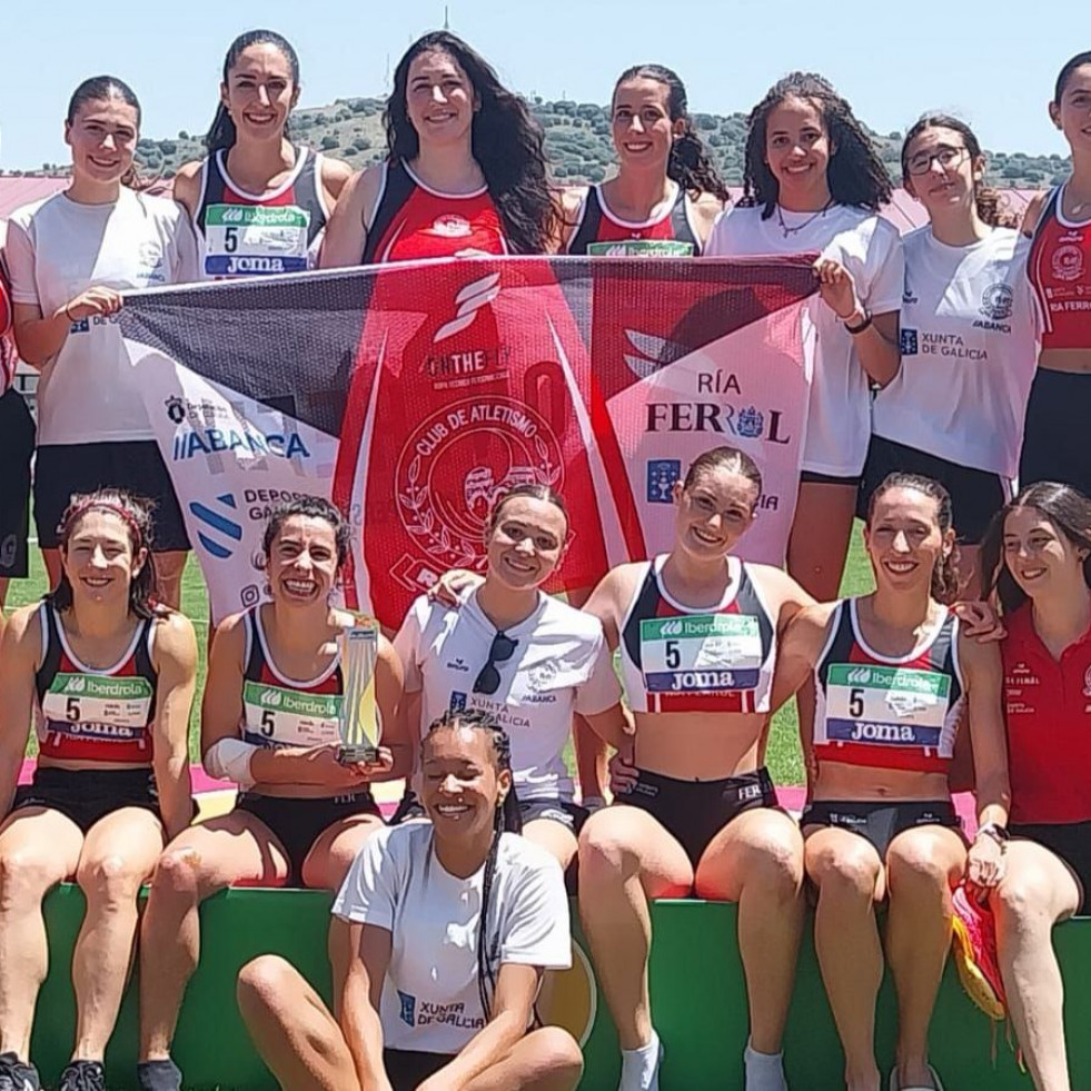 Los 101 puntos del Ría Ferrol para volver a la élite del atletismo