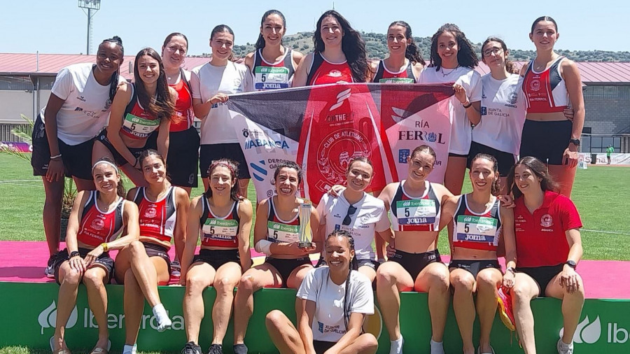 Los 101 puntos del Ría Ferrol para volver a la élite del atletismo