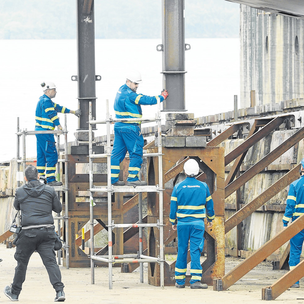 El empleo en el naval